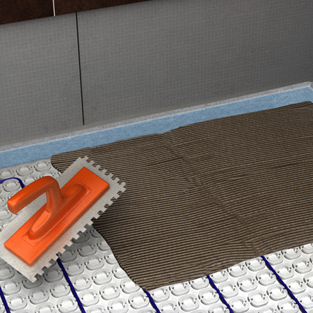 Laticrete 0179-0161-H Strata Heat Mat Floor Heating, Uncoupling Membrane Underlayment