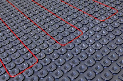 nVent NuHeat Peel and Stick Uncoupling Membrane Sheet — 10.6 Sq Ft (39 In x 39 In)