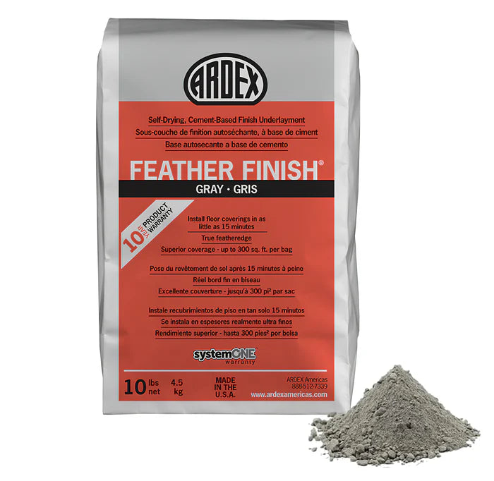 Ardex Feather Finish Self-Drying Cement Based Finishing Underlayment, 10 Pound Bag