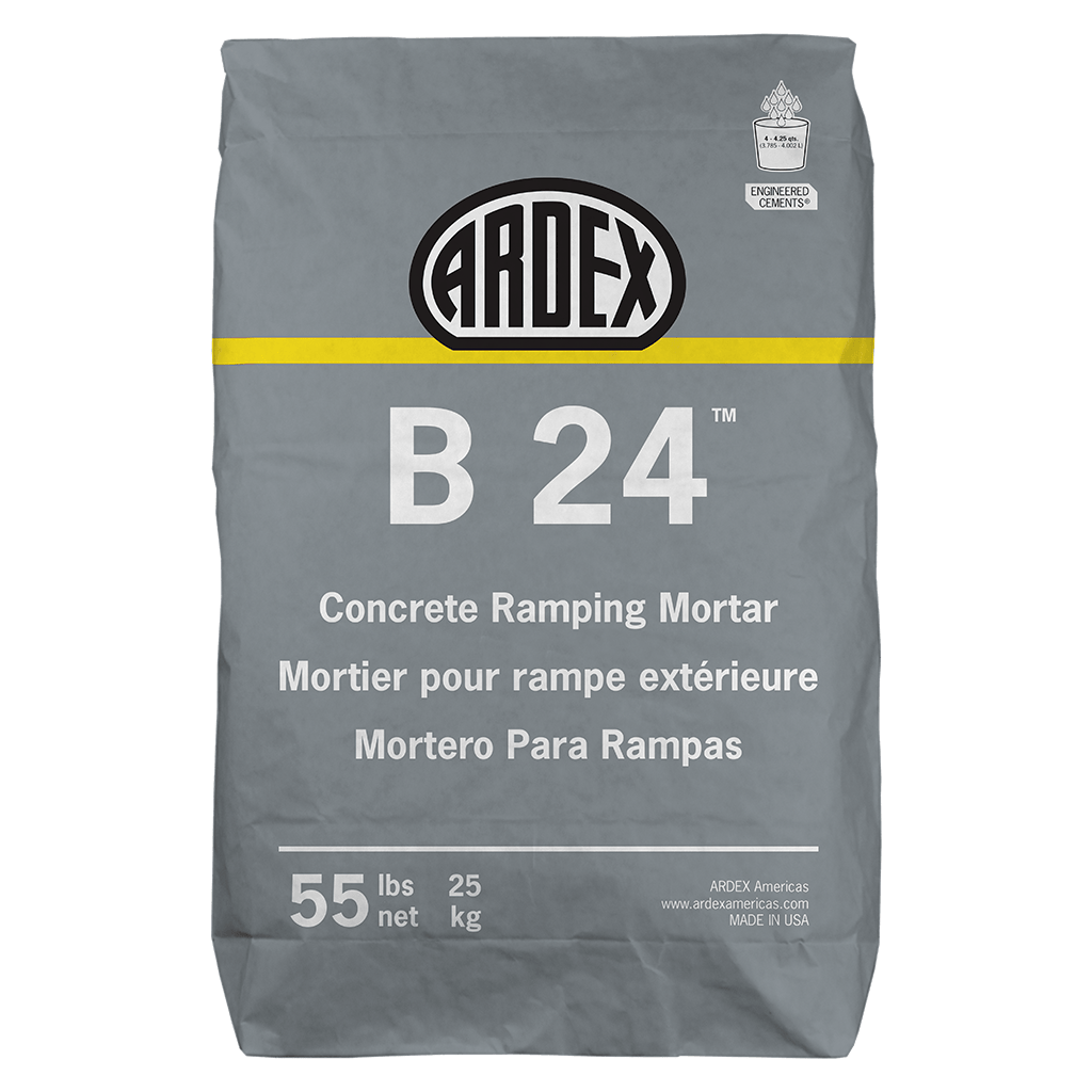 ARDEX B 24 Concrete Ramping Mortar, Trowel-Grade Horizontal Concrete Repair Mortar, 55 Lbs Bag