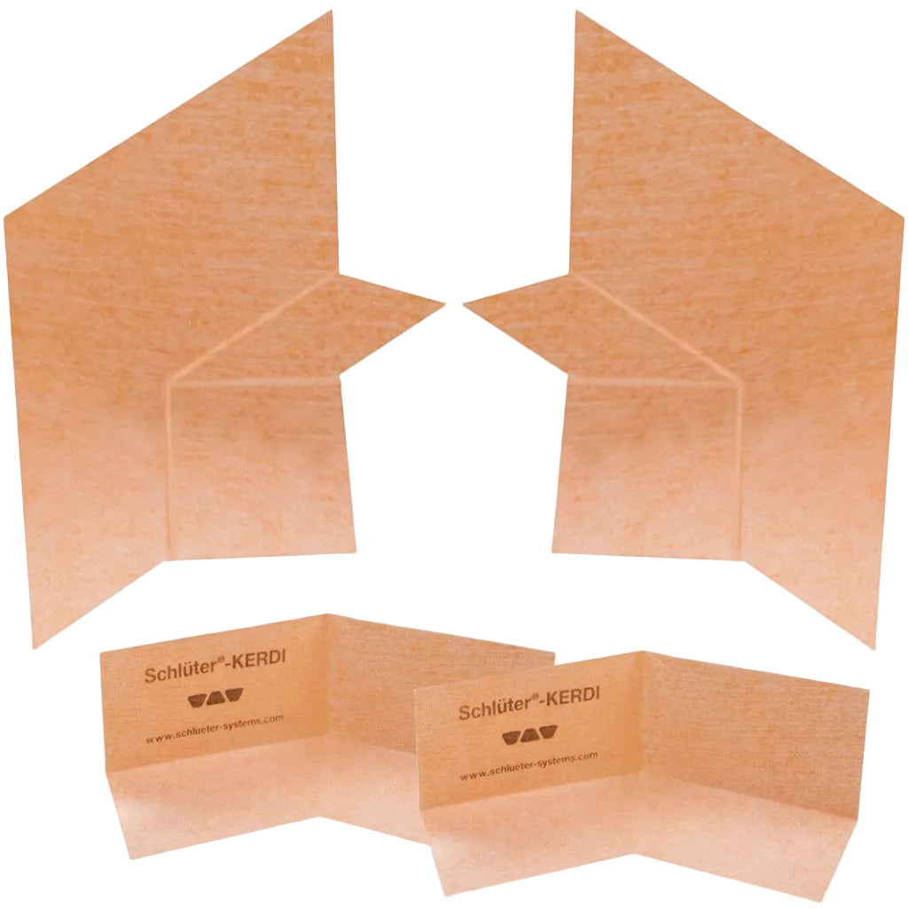 Schluter Systems KERDI-KERECK-F/-KERS-B Preformed Waterproofing Corners Kit 2 Inside Corners, KERSB135K