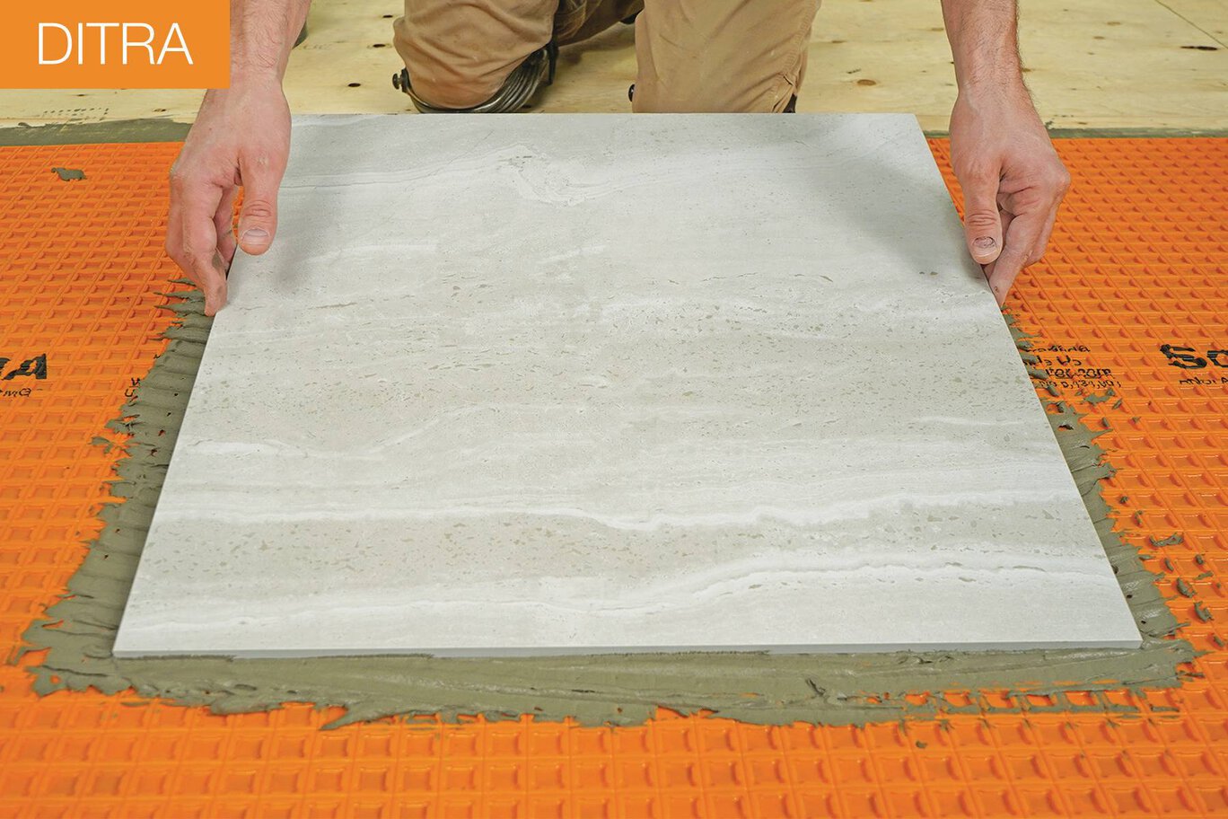 Schluter Systems Uncoupling and Waterproofing Membrane DITRA-XL/175 Roll, 3'3" X 53'3", 175 Sq Ft