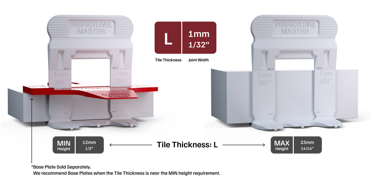 The Perfect Level Master – T-Lock (T-Level) Tile Levelling Clips – Professional Anti Lippage Tile Leveling System