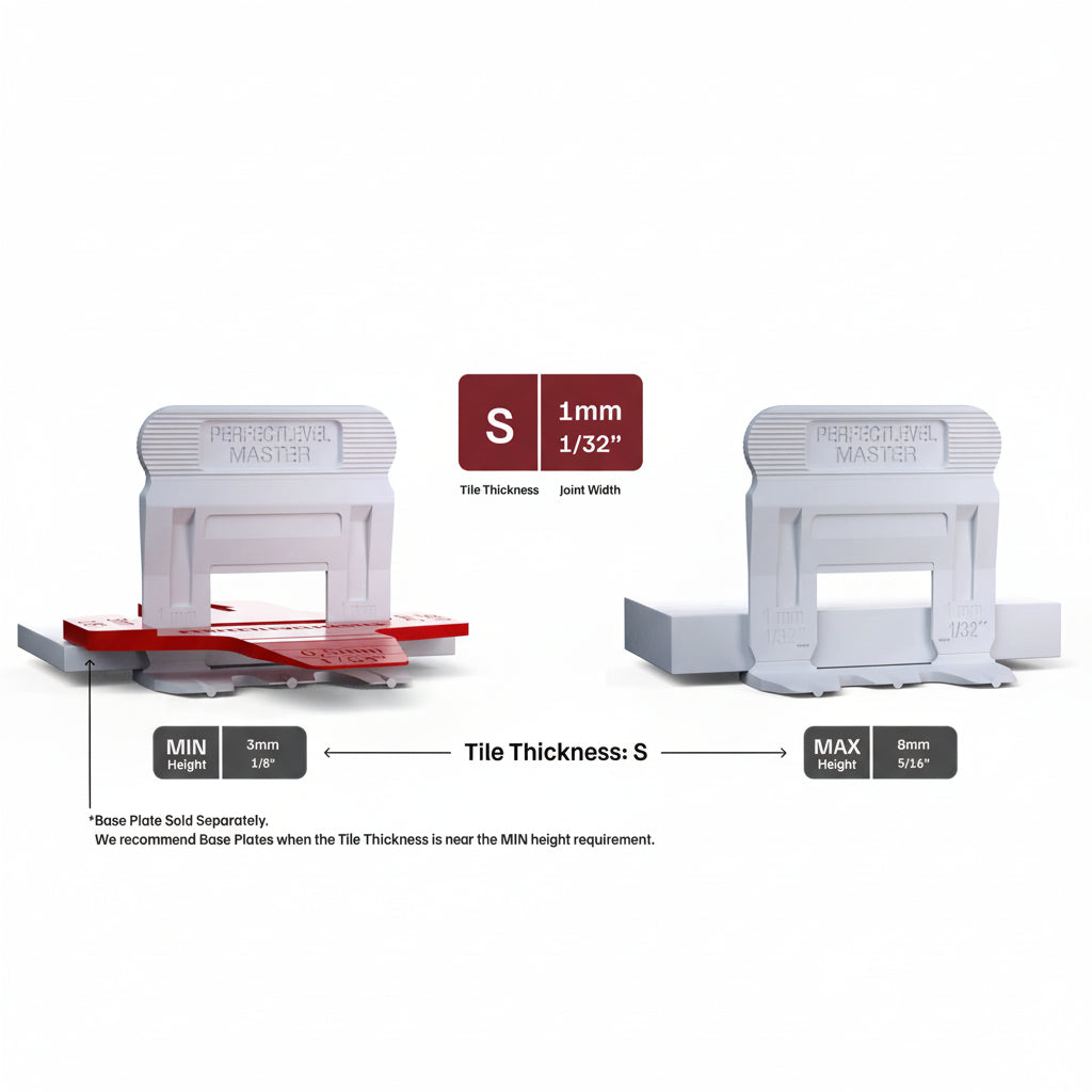 The Perfect Level Master – T-Lock (T-Level) Tile Levelling Clips – Professional Anti Lippage Tile Leveling System