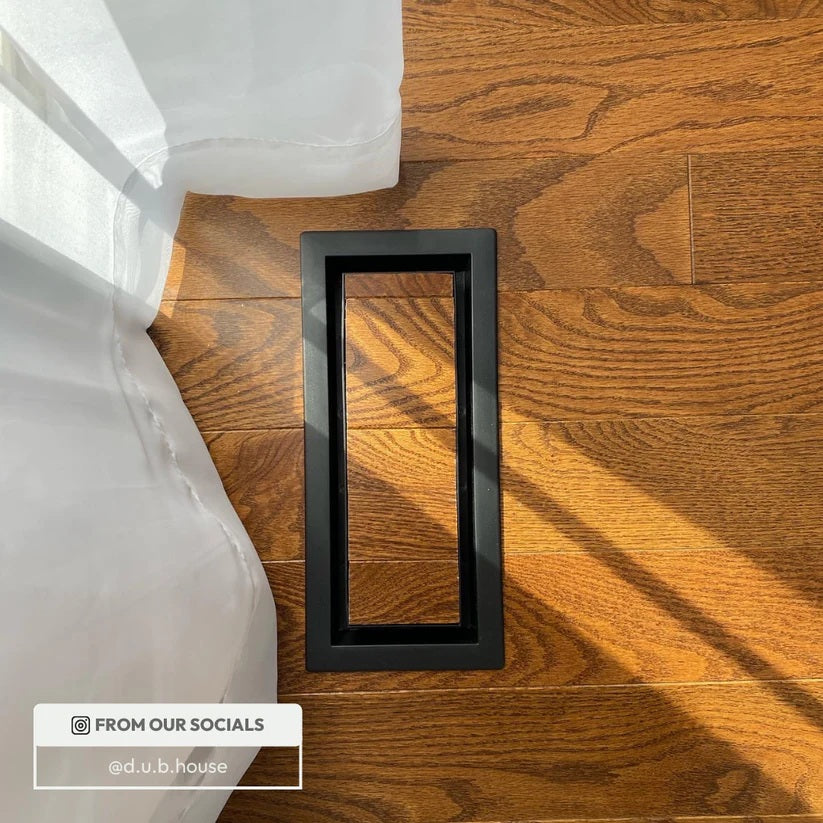 Fittes Aria Framed Floor Vent Lite — Modern Framed HVAC Vent