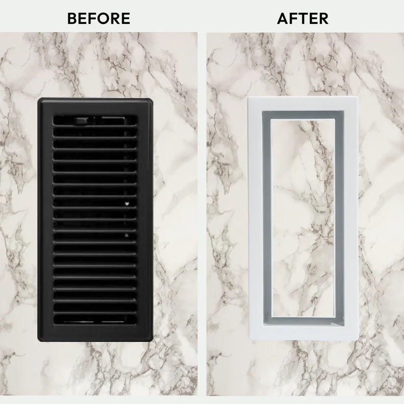 Fittes Aria Framed Floor Vent Lite — Modern Framed HVAC Vent