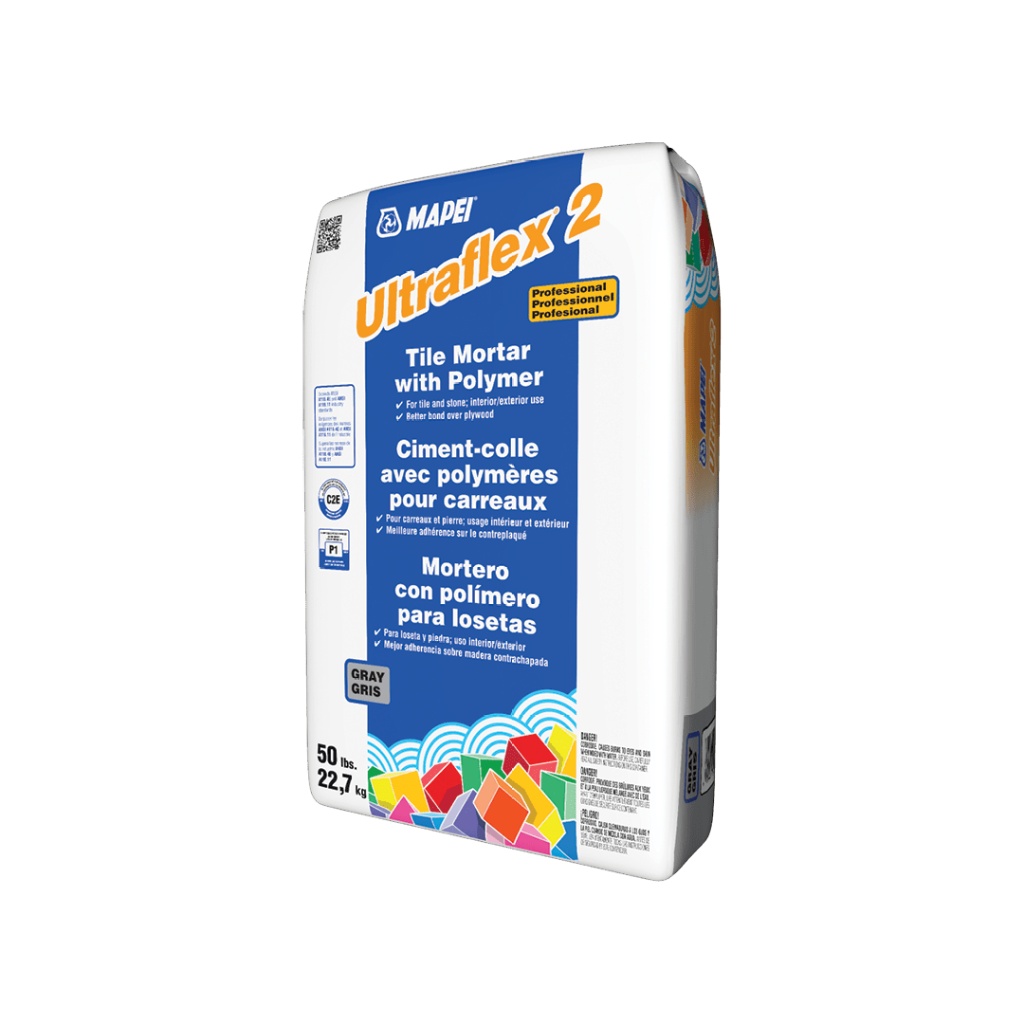 Mapei Ultraflex 2 Professional Tile Mortar with Polymer, 50 Lbs Bag