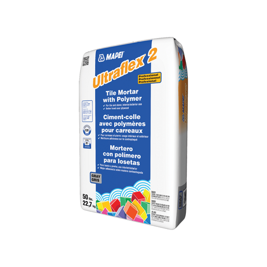 Mapei Ultraflex 2 Professional Tile Mortar with Polymer, 50 Lbs Bag