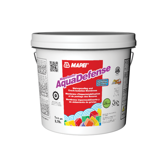 Mapelastic AquaDefense Premium Waterproofing and Crack-Isolation Membrane