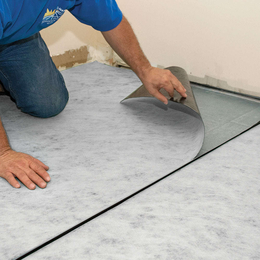 Mapeguard 2, 3-in-1 Membrane for Crack Isolation, Waterproofing and Sound Reduction, 225 Sq Ft Roll (39-3/8" x 68-5/8' - 1 mm)