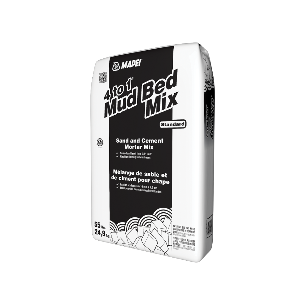 Mapei 4 to 1 Mud Bed Mix Sand and Cement Mortar Mix, 55 Lbs Bag