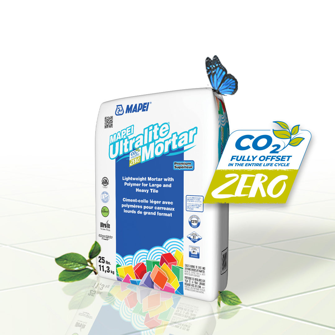 Mapei Ultralite Mortar Premium, Lightweight Mortar with Polymer for Large-and-Heavy Tile, 25 Lbs Bag