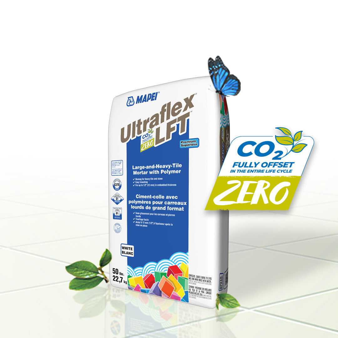 Mapei Ultraflex LFT Premium, Large-and-Heavy-Tile Mortar with Polymer, 50 Lbs Bag