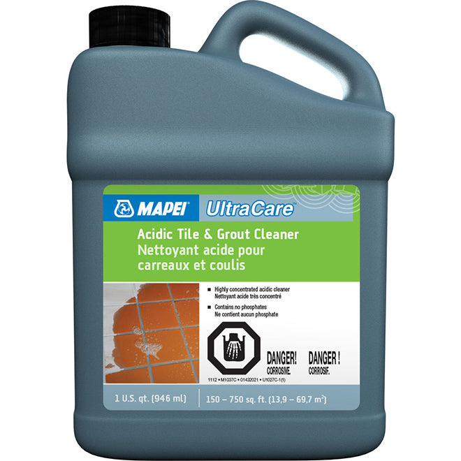 Mapei UltraCare Concentrated Heavy-Duty Tile and Grout Cleaner
