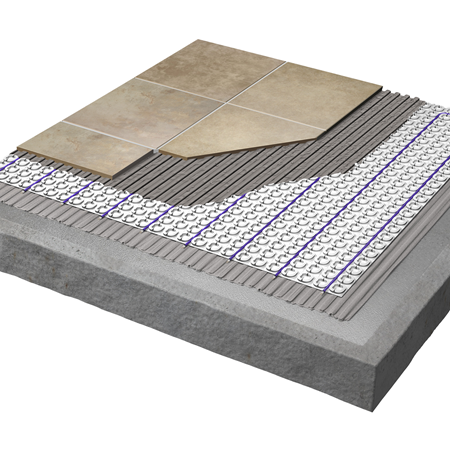 Laticrete 0179-0161-H Strata Heat Mat Floor Heating, Uncoupling Membrane Underlayment