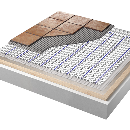 Laticrete 0179-0161-H Strata Heat Mat Floor Heating, Uncoupling Membrane Underlayment