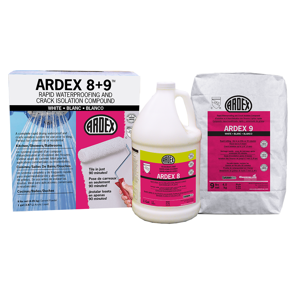 Ardex 8+9 Commercial Size Rapid Waterproofing and Crack Isolation Compound