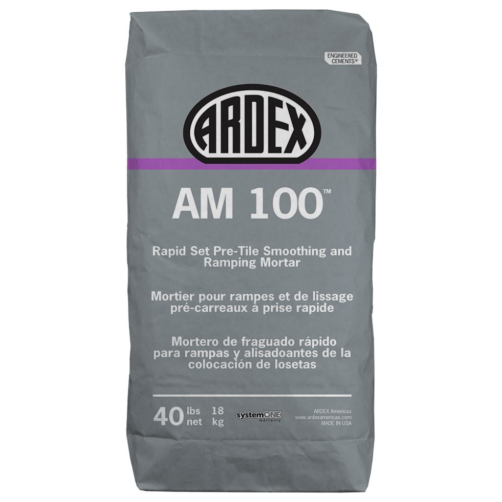 Ardex AM 100 Pre-Tile Ramping and Smoothing Mortar, 40 Lbs Bag