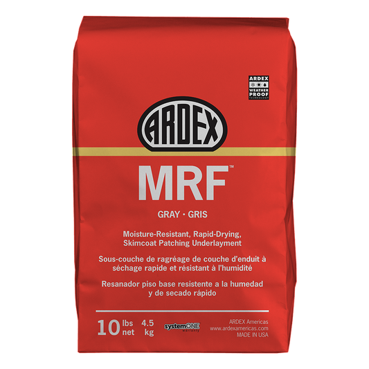 Ardex MRF Moisture-Resistant, Rapid-Drying, Skimcoat Patching Underlayment, 10 Lbs Bag