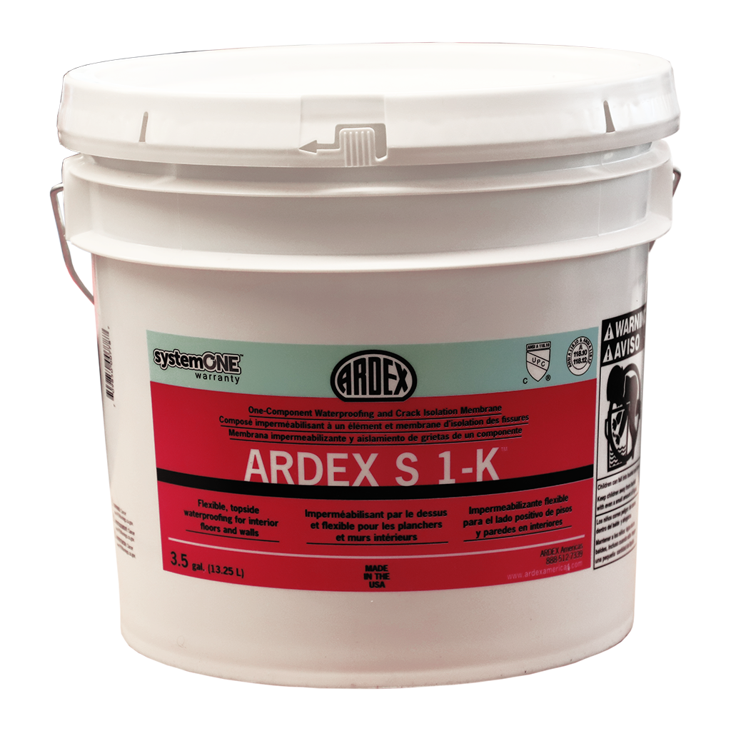 Ardex S 1-K One-Component Waterproofing and Crack Isolation Membrane