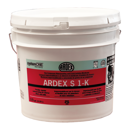 Ardex S 1-K One-Component Waterproofing and Crack Isolation Membrane