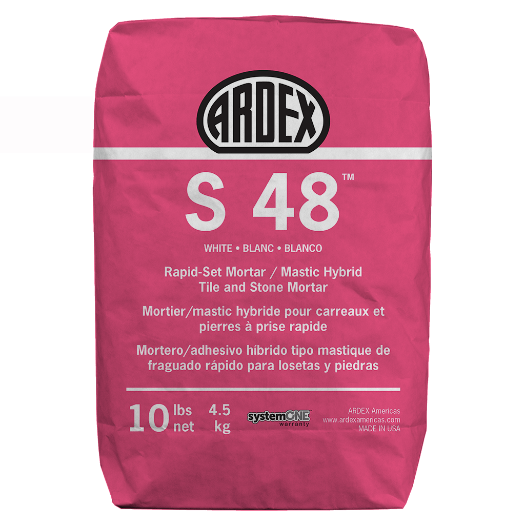 Ardex S 48 Rapid-Set Thin Set Mortar, Mastic Hybrid, 10 Lbs Bag