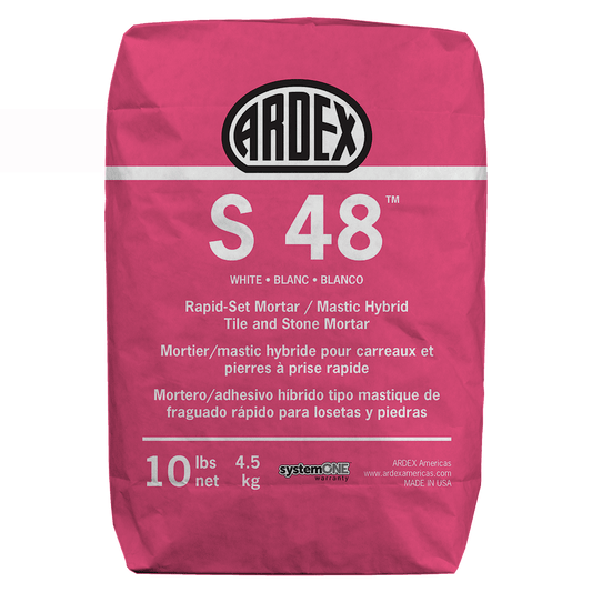 Ardex S 48 Rapid-Set Thin Set Mortar, Mastic Hybrid, 10 Lbs Bag