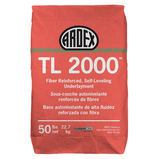 Ardex TL 2000 Fiber Reinforced, Self-Leveling Flooring Underlayment, 50 Lbs Bag