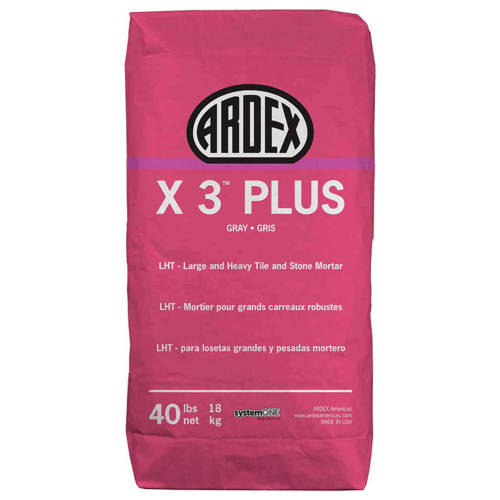Ardex X 3 PLUS LHT Mortero para baldosas y piedra grandes y pesadas, bolsa de 40 lb
