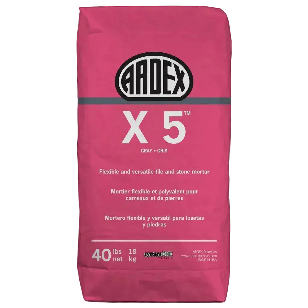 Ardex X 5 - Mortero flexible y versátil para baldosas y piedra (bolsa de 18 kg)