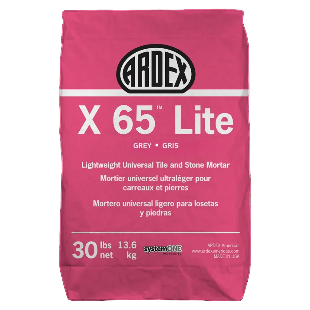 Ardex X 65 Lite - Mortero universal ligero para baldosas y piedra (bolsa de 13,6 kg)