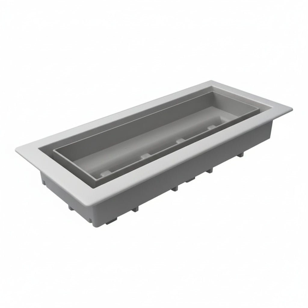 Fittes Aria Framed Floor Vent Lite — Modern Framed HVAC Vent