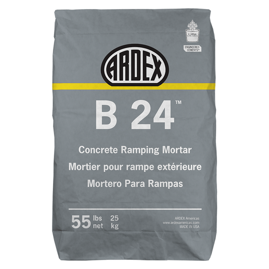 ARDEX B 24 Concrete Ramping Mortar, Trowel-Grade Horizontal Concrete Repair Mortar, 55 Lbs Bag