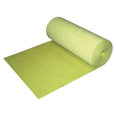 Profilitec Floortec Waterproof Uncoupling Membrane Roll – 323 Sq Ft, 1/8" Crack Isolation Mat