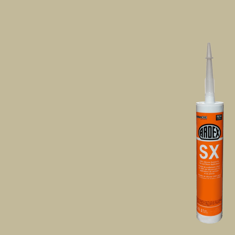 Ardex SX Silicone Caulk Sealant for Tile & Stone, High Bond Strength Adhesive, 10.1 oz