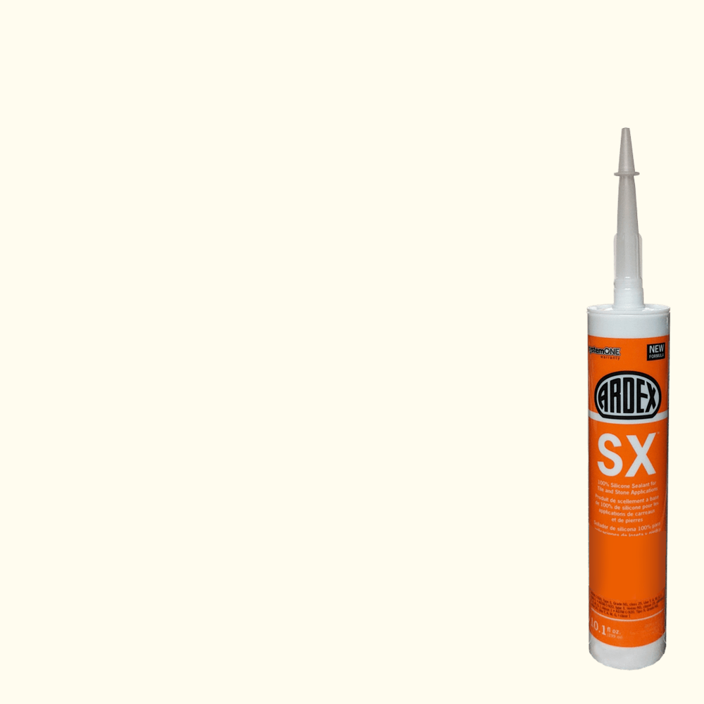 Ardex SX Silicone Caulk Sealant for Tile & Stone, High Bond Strength Adhesive, 10.1 oz