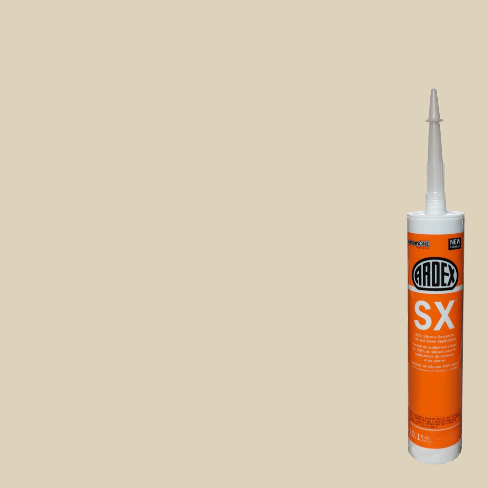 Ardex SX Silicone Caulk Sealant for Tile & Stone, High Bond Strength Adhesive, 10.1 oz
