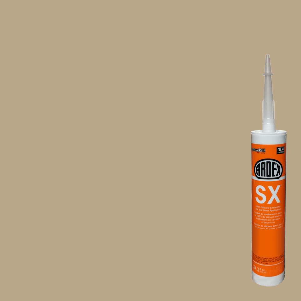 Ardex SX Silicone Caulk Sealant for Tile & Stone, High Bond Strength Adhesive, 10.1 oz