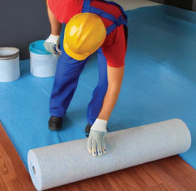 Bardalas Reusable Multi-Surface Floor Protection Mat – Durable, Anti-Slip Roll for Construction, Paint and Renovation