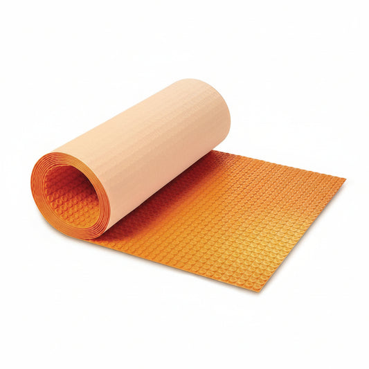 Schlute Systems Ditra Heat Uncoupling Membrane DH512M Roll, 3'2-5/8" X 41'10-3/4", 134.5 Sq Ft