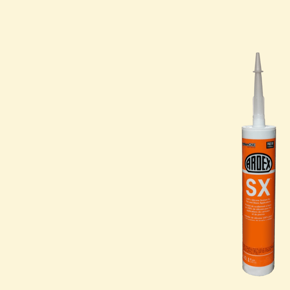 Ardex SX Silicone Caulk Sealant for Tile & Stone, High Bond Strength Adhesive, 10.1 oz