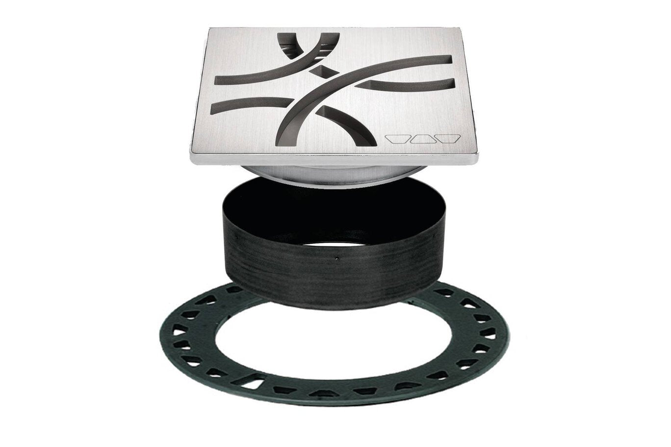 Schluter Systems Kerdi Drain Kit with 4" Grate Assembly