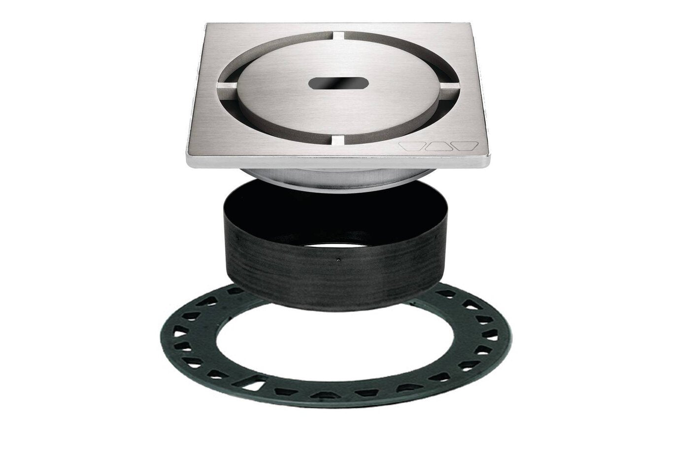 Schluter Systems Kerdi Drain Kit with 4" Grate Assembly