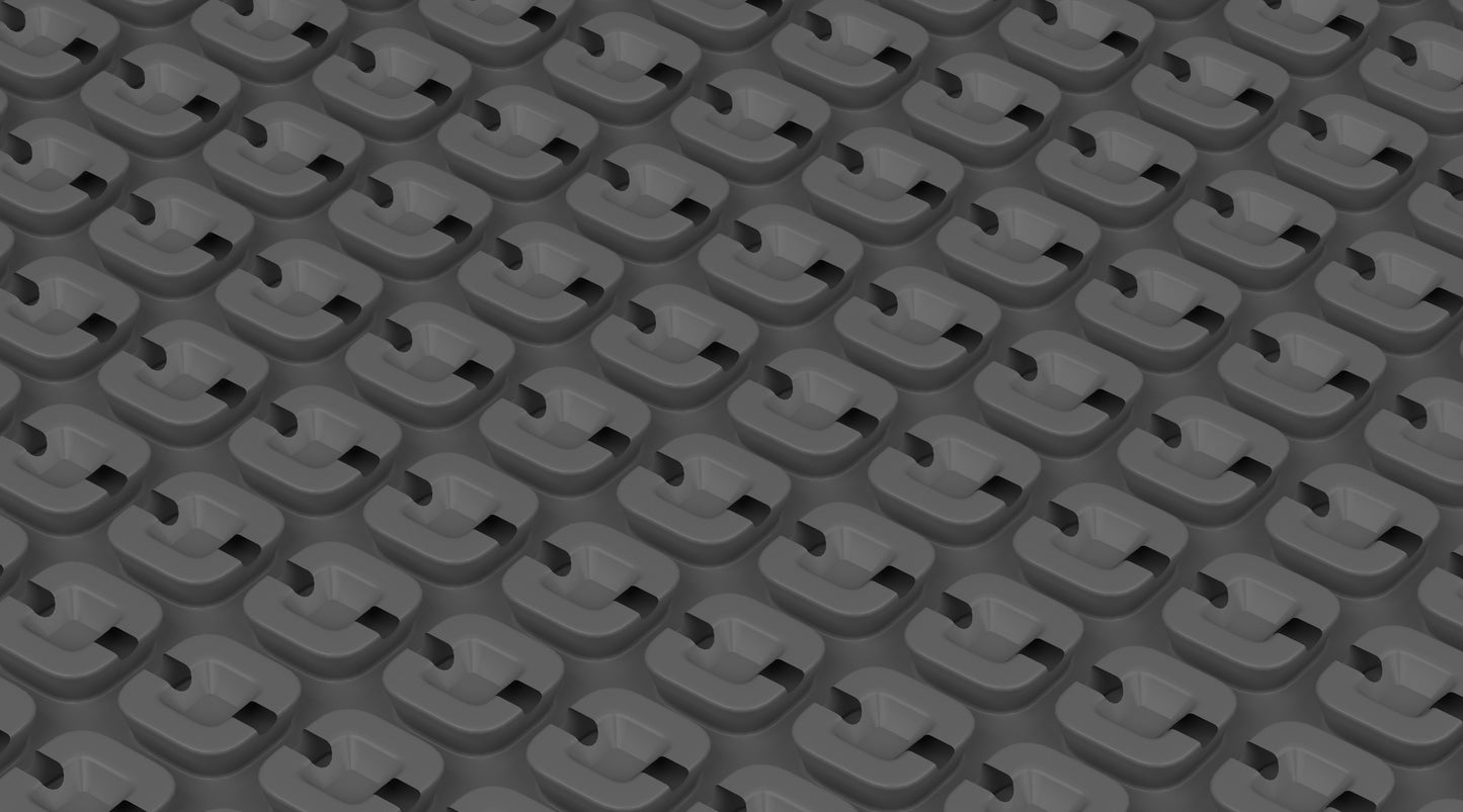 nVent NuHeat AC0105 Uncoupling Heating Membrane 161 Sq Ft Roll (3' 3" x 49' 5")